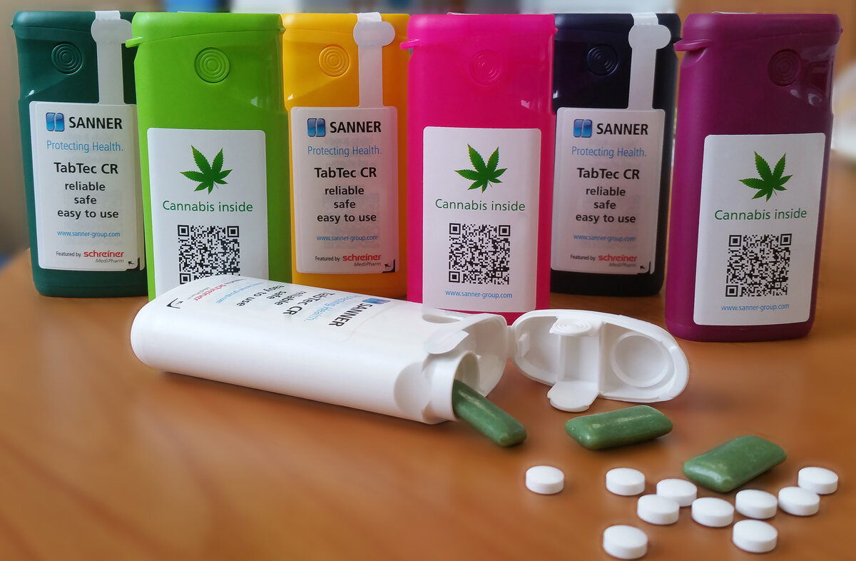 Experience meets Innovation: Sanner Cannabis Packaging Childproof and easy  to open / Reliable protection against moisture and UV light
