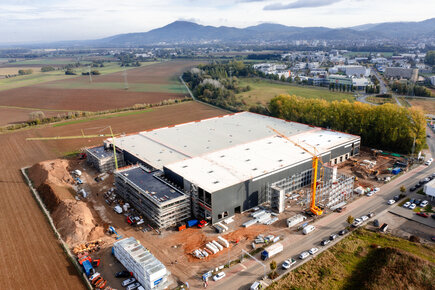 The new production and development site of the Sanner Group in Bensheim, Germany